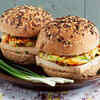 Egg and Paneer Burger 