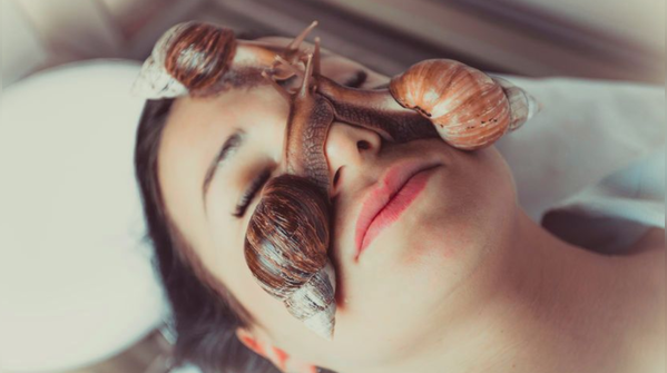 Snail slime facials