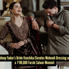 Article image for: Kuldeep Yadav’s bride Vanshika turns to peak Nawabi drama in a statement farshi salwar set worth an iPhone