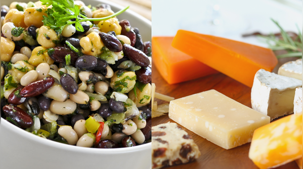 Beans with cheese