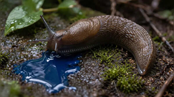 Slugs have blue blood