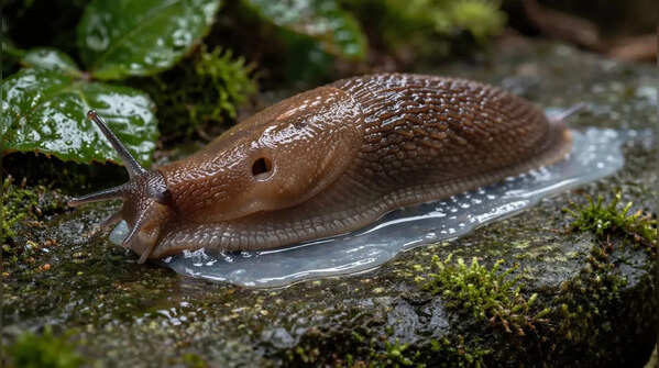 Slugs produce mucus for movement