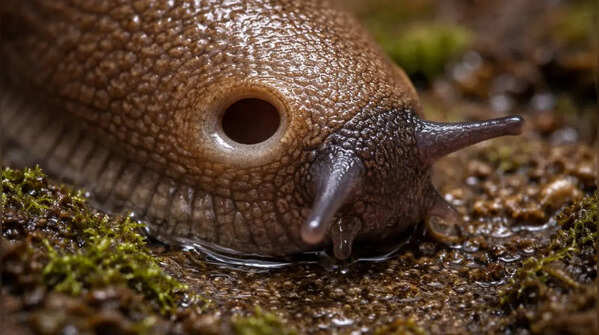 They breathe through a small opening