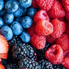 End the evening with berry bowls