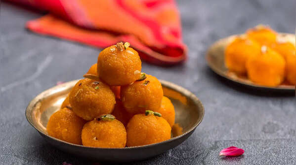 Foods offered to Lord Hanuman: Motichoor Laddoo