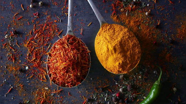 Saffron and turmeric blend