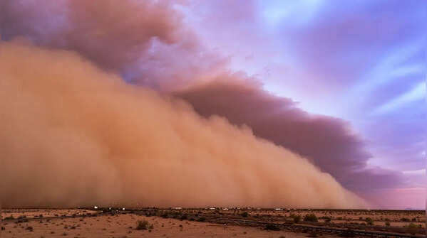 Sandstorms that disrupted the Gulf War – 1991