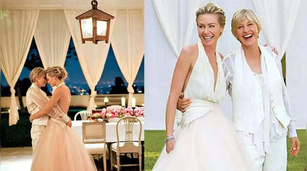 Ellen DeGeneres and Portia de Rossi