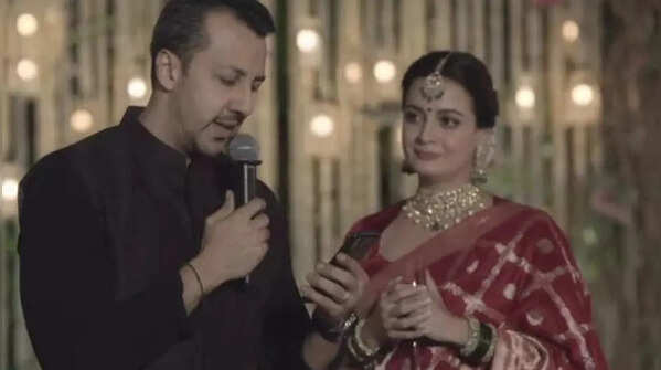 Dia Mirza and Vaibhav Rekhi