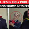 Article image for: ‘HOLD YOUR TONGUE!’: Angry Macron FIRES BACK At Trump After 'WIFE SLAPS YOU' Mockery | Watch