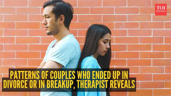 Patterns that doomed couples to divorce or breakup