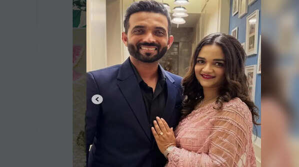 With wife Radhika Dhopavkar