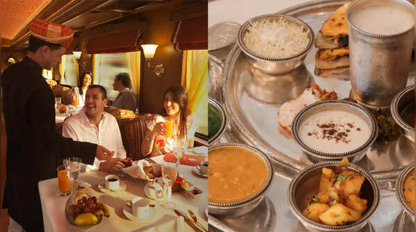 What makes dining at Maharajas' Express so regal