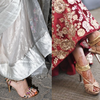 Heels first, drape second