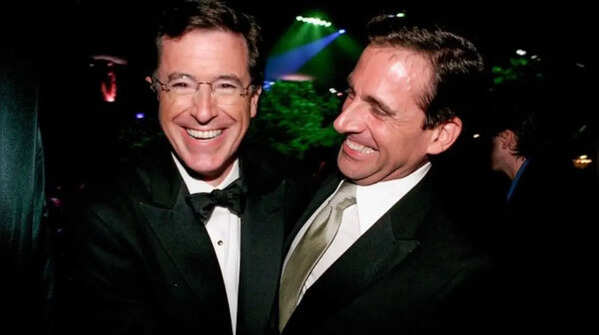 Steve Carell & Stephen Colbert