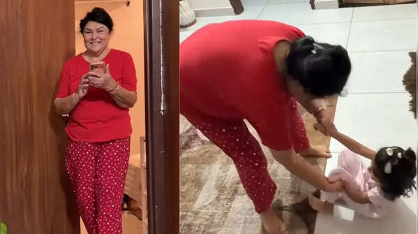 First dance between Ziana and her grandmother