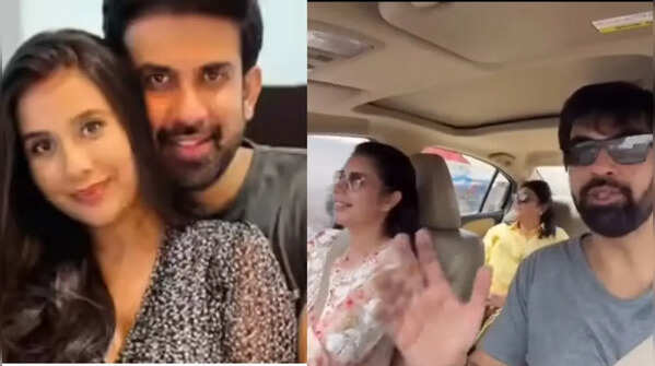 Charu Asopa spends quality time with ex-husband Rajeev Sen and daughter Ziana; his mother cooks Bengali dishes
