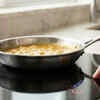 Avoid using high power on the induction cooktop