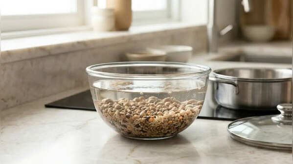 Pre-soak food before cooking