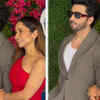 Dheeraj Dhoopar and his wife Vinny attend the celebration