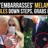 Article image for: Trump Grabs Melania As Walk Turns Awkward; Health Questions Explode Online