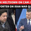 Article image for: 'You Heard Me!': <i class="tbold">pete hegseth</i> Loses Cool At Reporter Over Iran War Goals I Heated Exchange
