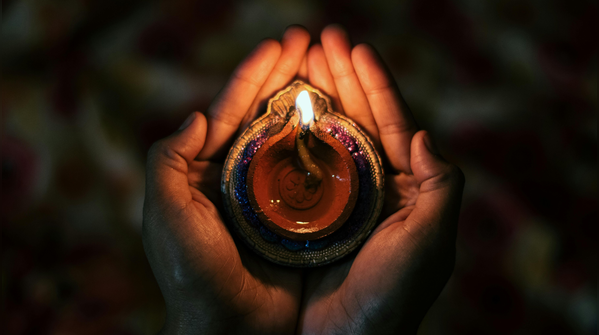 Light a lamp and sit in silence