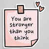 You are stronger than you think 