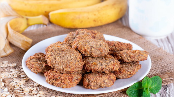Banana oatmeal cookies