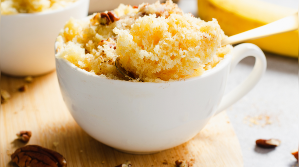 Banana mug cake