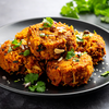 Crispy lentil fritters