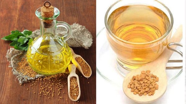 Mustard and fenugreek oil