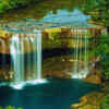 Article image for: Krang <i class="tbold">suri</i> Falls — Like Southeast Asia’s limestone waterfalls