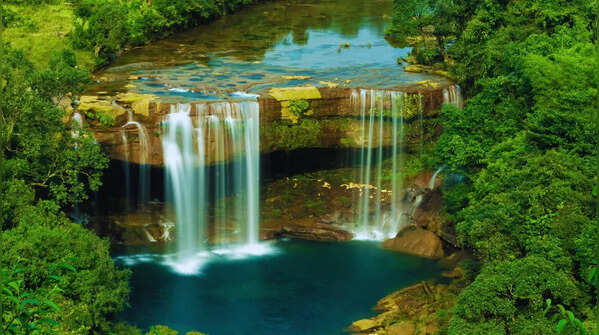 Krang Suri Falls — Like Southeast Asia’s limestone waterfalls