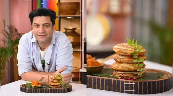 Chef Kunal Kapur-Style Instant Bun Dosa