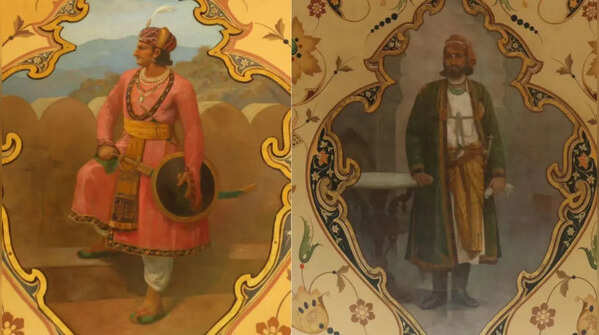 Vibrant painted rooms with artistic flair