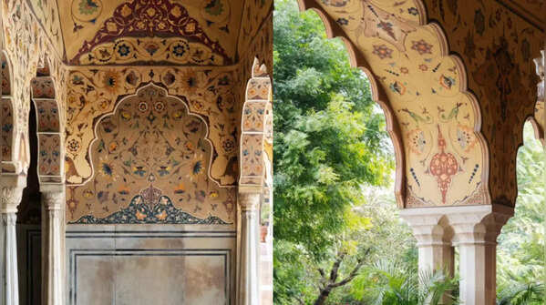 Grand royal chambers with ornate details