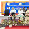 TS Inter Results 2026: Dignitaries seen on dais as press conference begins