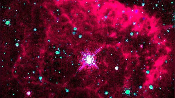 The hexagon star is 100 times more massive than the Sun