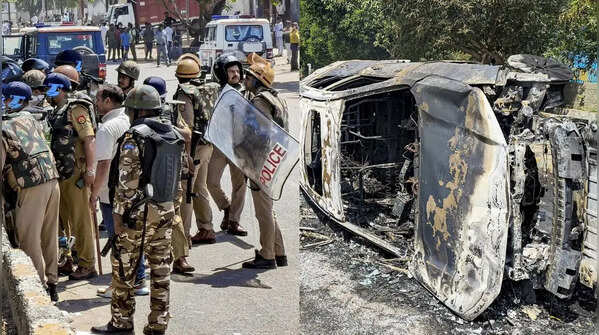 Protest turns violent in Noida phase 2