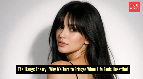 The quiet psychology behind cutting bangs in chaotic situations