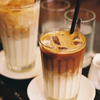 Iced vanilla latte