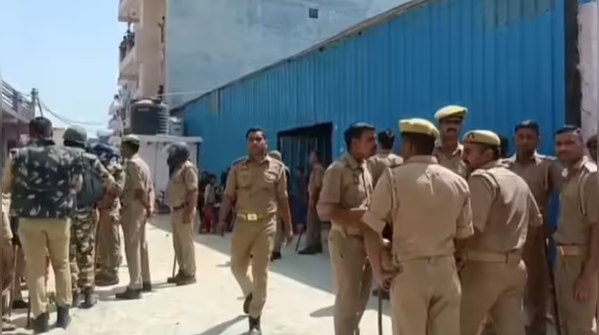 Heavy Police Deployment and Flag March Conducted