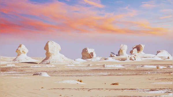 White Desert National Park in Egypt
