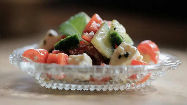 Watermelon feta salad