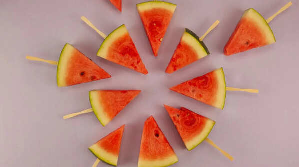 Watermelon popsicles
