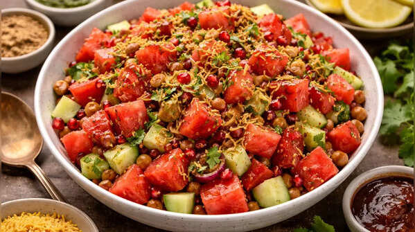 Watermelon chaat