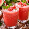 Watermelon coconut drink