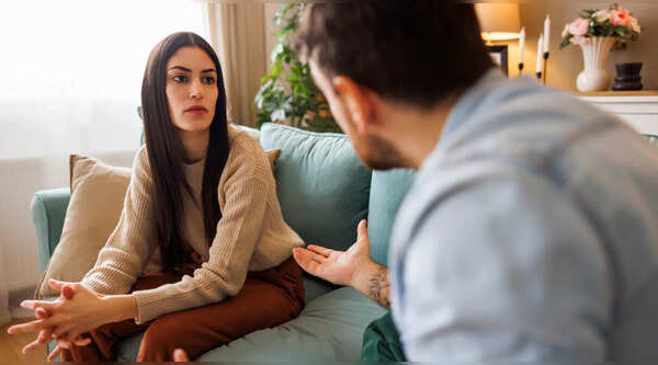 Tell your partner why you are mad