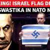 Article image for: ON CAM: Israeli Flag Defaced Inside NATO Nation Parl; Swastika BRANDISHED As Nazi Needle Angers Bibi